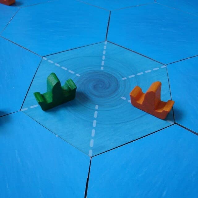 Whirlpool Portal Scenario Hexes compatible with Catan's Seafarers, Cities and Knights and other Settlers of Catan Expansions