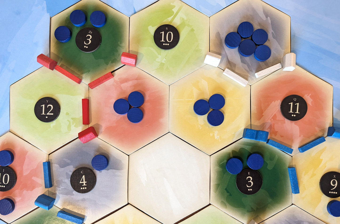 The Flooding Island Atlantis Disaster Scenario Compatible with Catan's Settlers of Catan