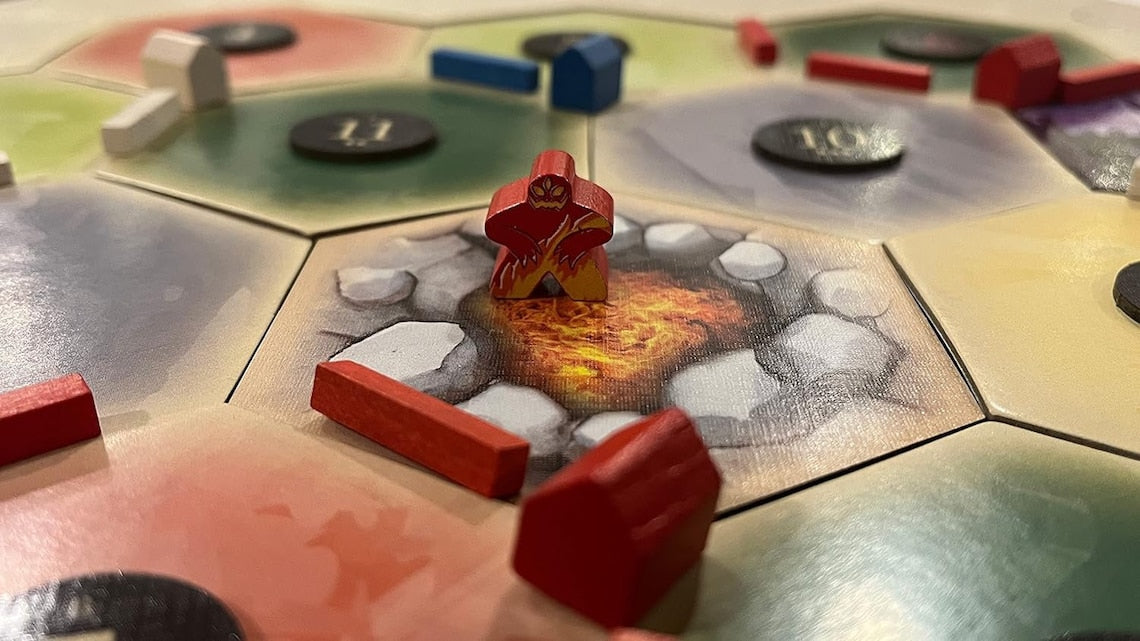 Wooden Robber Meeple compatible with Catan's Settlers of Catan, Seafarers and Catan Expansions