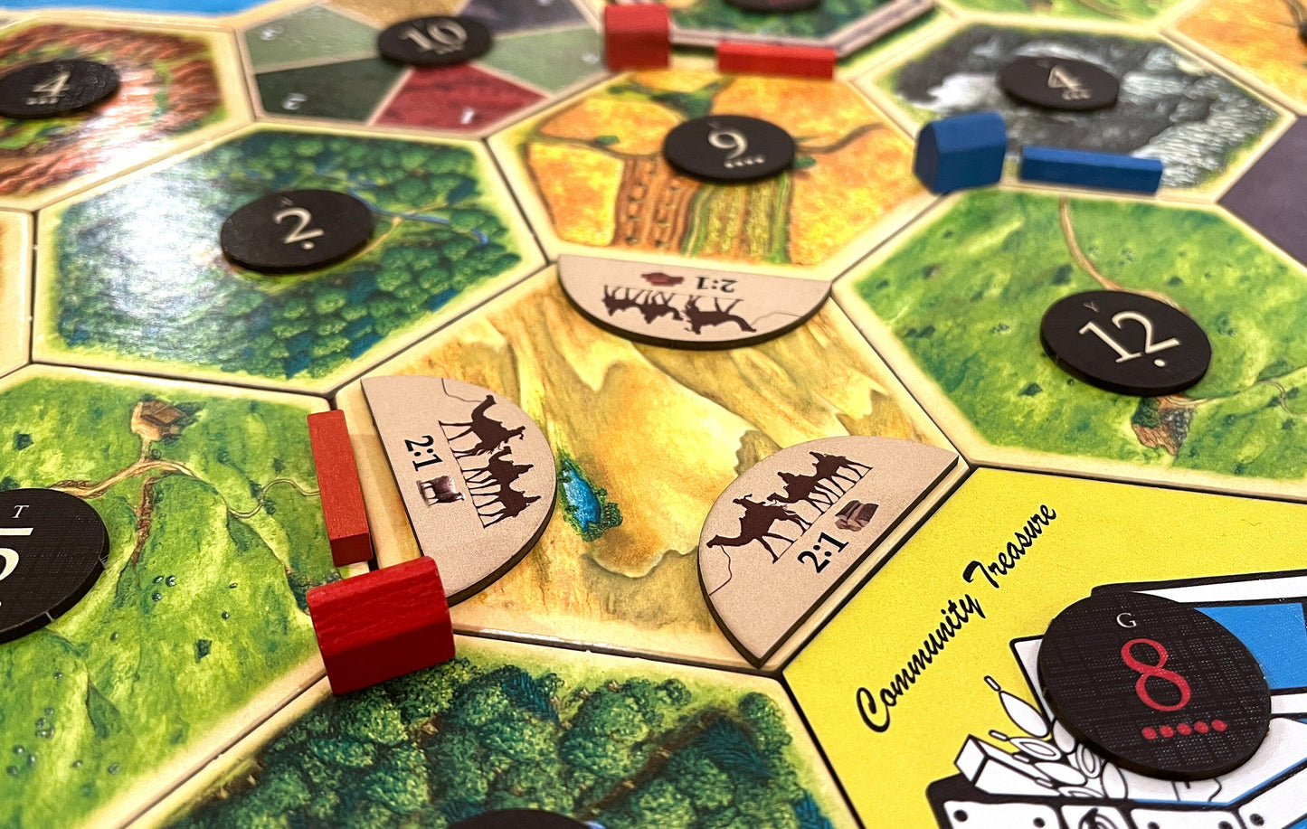 Caravan Land Port 6 Pack Replacement compatible with Settlers of Catan