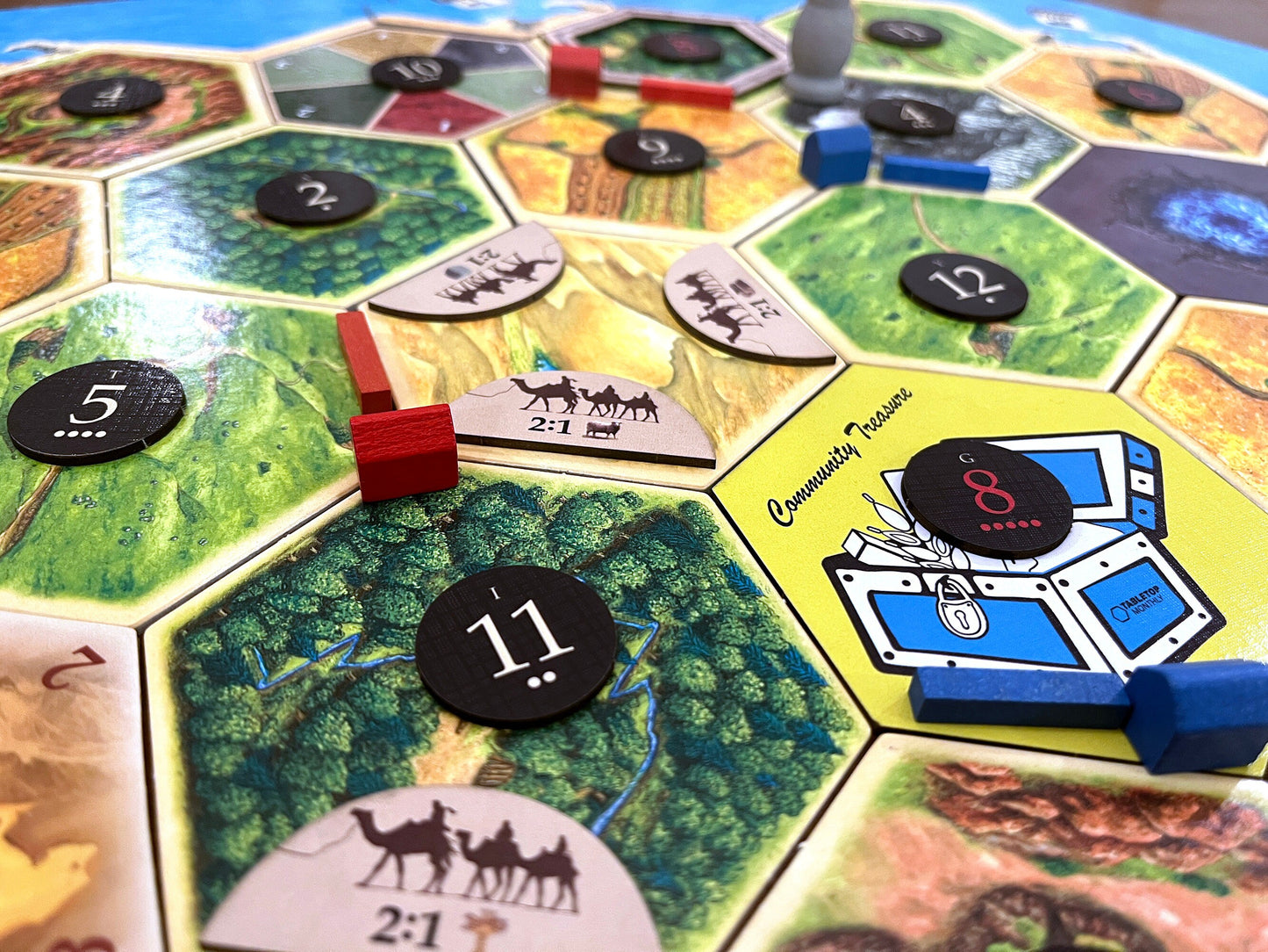 Caravan Land Port 6 Pack Replacement compatible with Settlers of Catan