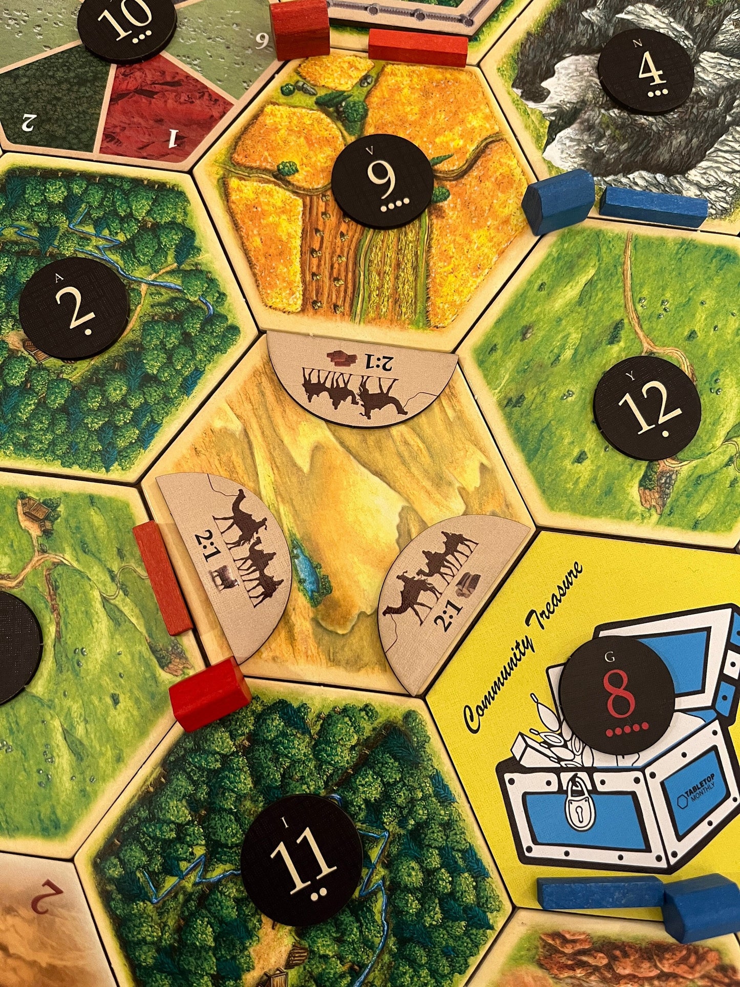 Caravan Land Port 6 Pack Replacement compatible with Settlers of Catan