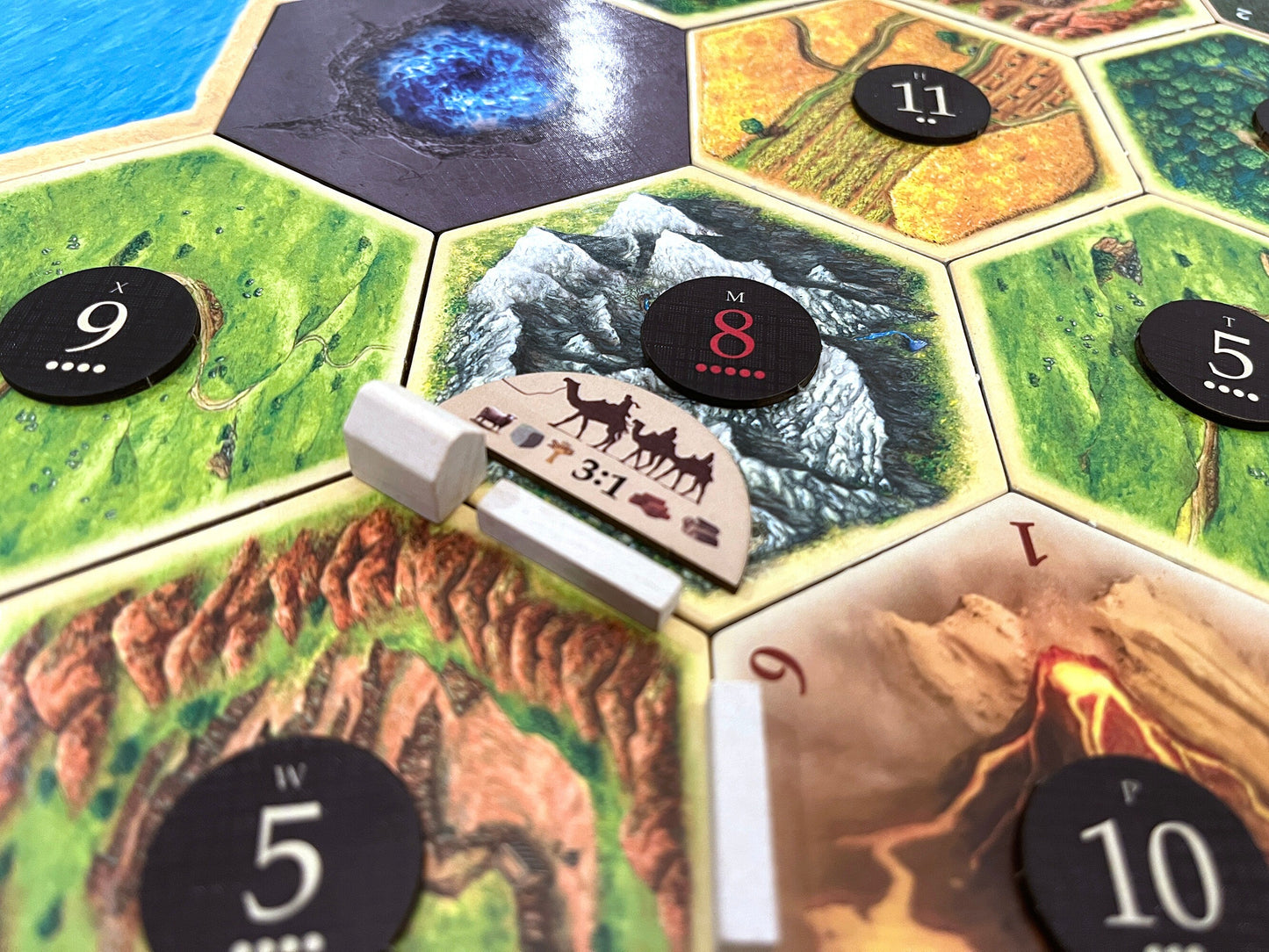 Caravan Land Port 6 Pack Replacement compatible with Settlers of Catan