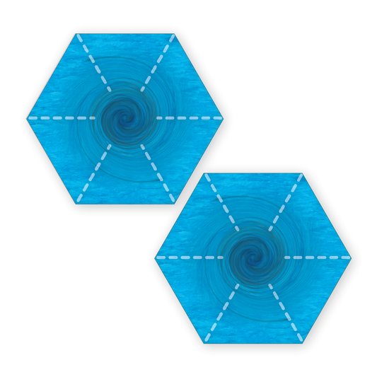 Whirlpool Portal Scenario Hexes compatible with Catan's Seafarers, Cities and Knights and other Settlers of Catan Expansions