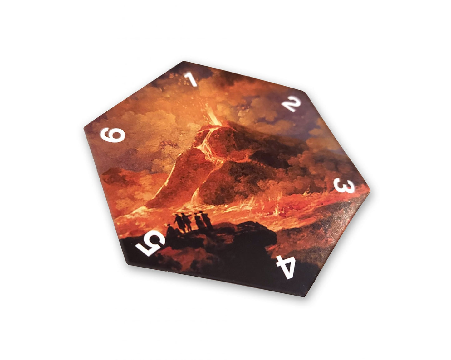 Volcano Hex - 1776 Eruption of Vesuvius Special Edition - compatible with Catan's Settlers of Catan, Seafarers & Catan Expansions