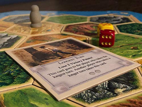 3-Pack Bonus Cards: Longest Turn, Port of Call and Most Developed compatible with Catan's Settlers of Catan and Catan Expansions