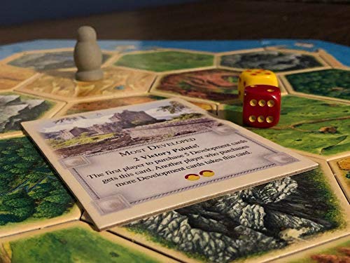 3-Pack Bonus Cards: Longest Turn, Port of Call and Most Developed compatible with Catan's Settlers of Catan and Catan Expansions
