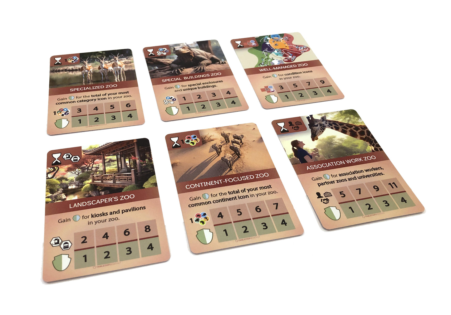 Final Scoring Cards expansion compatible with Capstone Games' Ark Nova