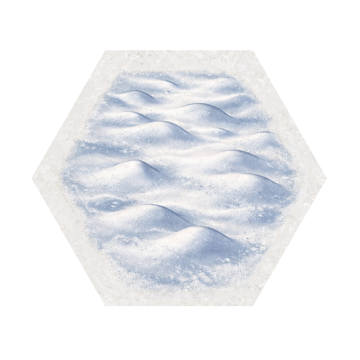Winter Hexes compatible with Catan's Settlers of Catan