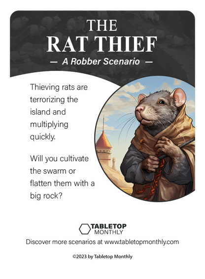 Rat Thief: A Robber Scenario compatible with Catan's Settlers of Catan