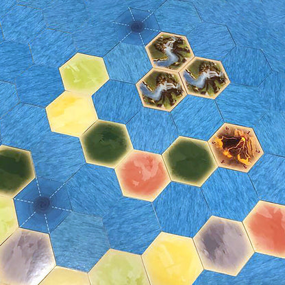 Whirlpool Portal Scenario Hexes compatible with Catan's Seafarers, Cities and Knights and other Settlers of Catan Expansions