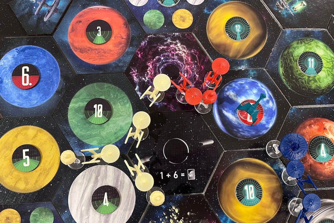 Planet Hexes and Border Extenders Board Expansion compatible with Catan's Star Trek Catan