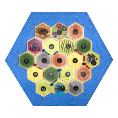 Plantation Scenario Hex compatible with Catan's Settlers of Catan, Seafarers and Catan Expansions