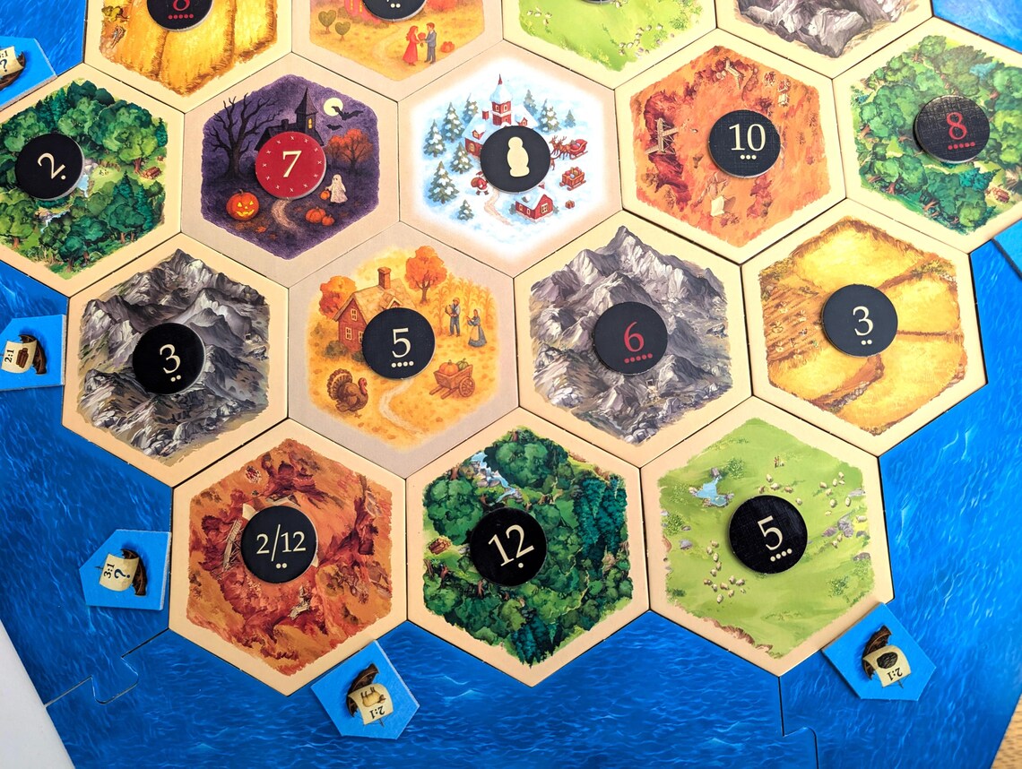 Replacement Port Tokens compatible with Catan's Settlers of Catan