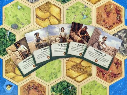 Profession Tile Cards compatible with Catan's Settlers of Catan, Seafarers, and Catan Expansions, 6th Edition (Copy)