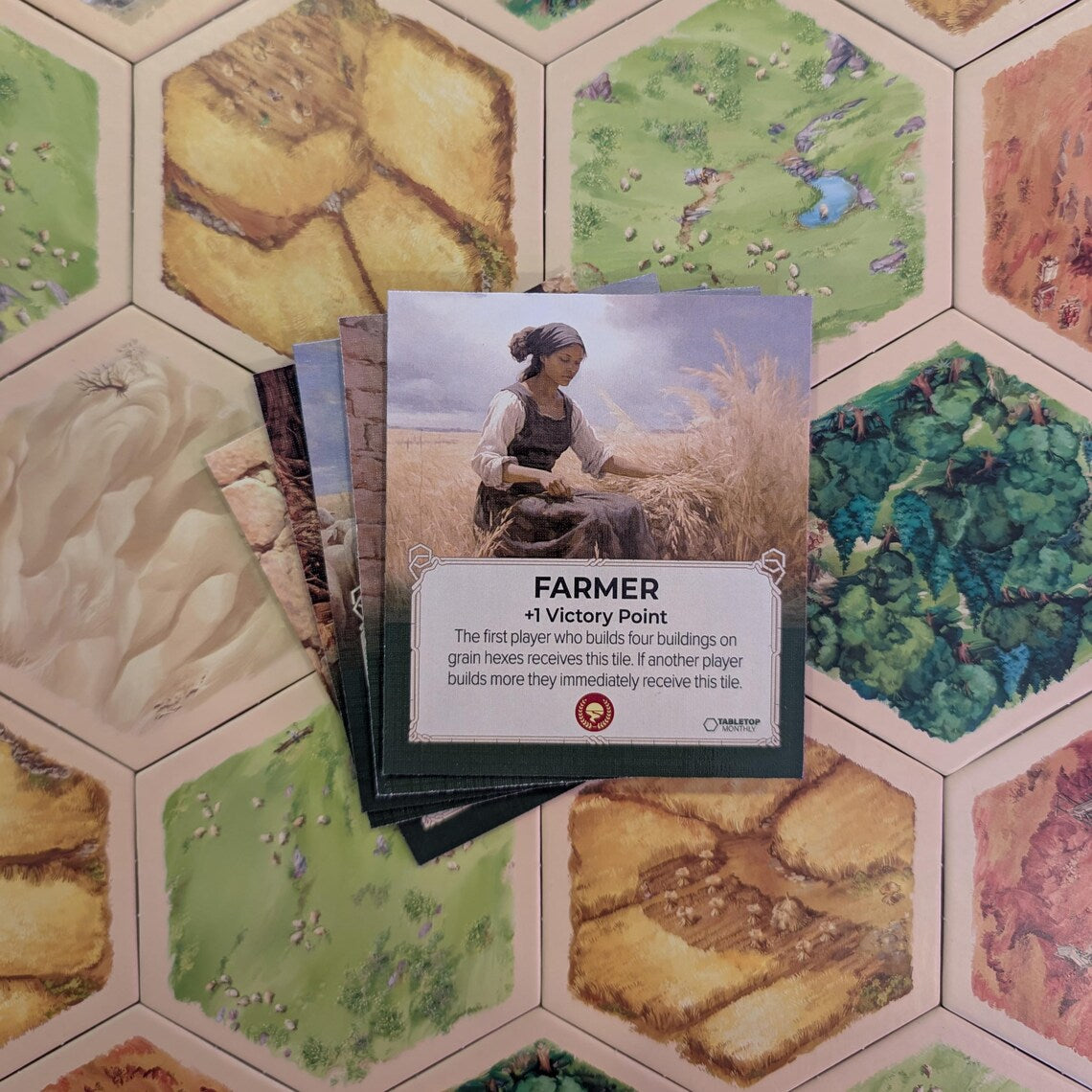 Profession Tile Cards compatible with Catan's Settlers of Catan, Seafarers, and Catan Expansions, 6th Edition (Copy)