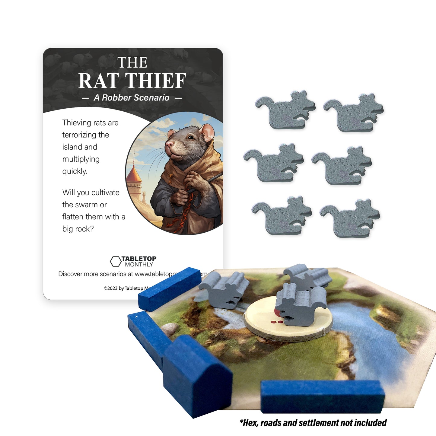 Rat Thief: A Robber Scenario compatible with Catan's Settlers of Catan