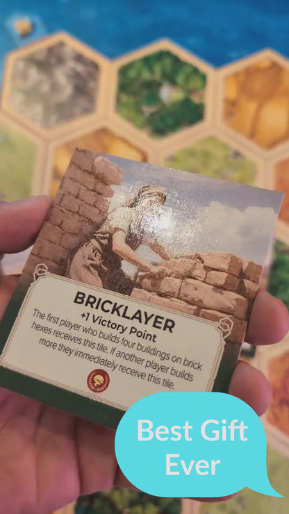 Profession Tile Cards compatible with Catan's Settlers of Catan, Seafarers, and Catan Expansions, 6th Edition (Copy)