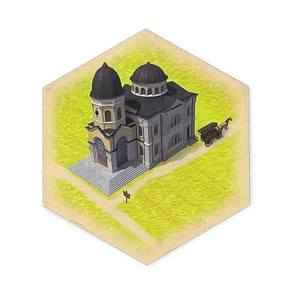 Thieves' Guild (Wedding Chapel) Scenario Hex compatible with Catan's Settlers of Catan, Seafarers and Catan Expansions