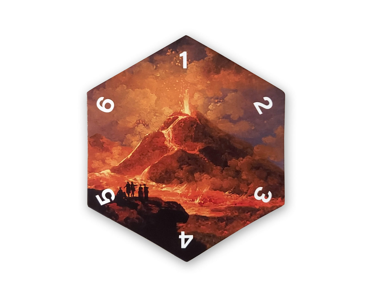 Volcano Hex - 1776 Eruption of Vesuvius Special Edition - compatible with Catan's Settlers of Catan, Seafarers & Catan Expansions