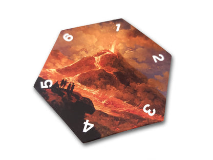 Volcano Hex - 1776 Eruption of Vesuvius Special Edition - compatible with Catan's Settlers of Catan, Seafarers & Catan Expansions