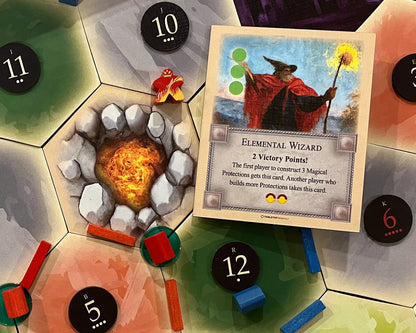 Elemental Golem Scenario compatible with Catan's Settlers of Catan and Seafarers Expansion