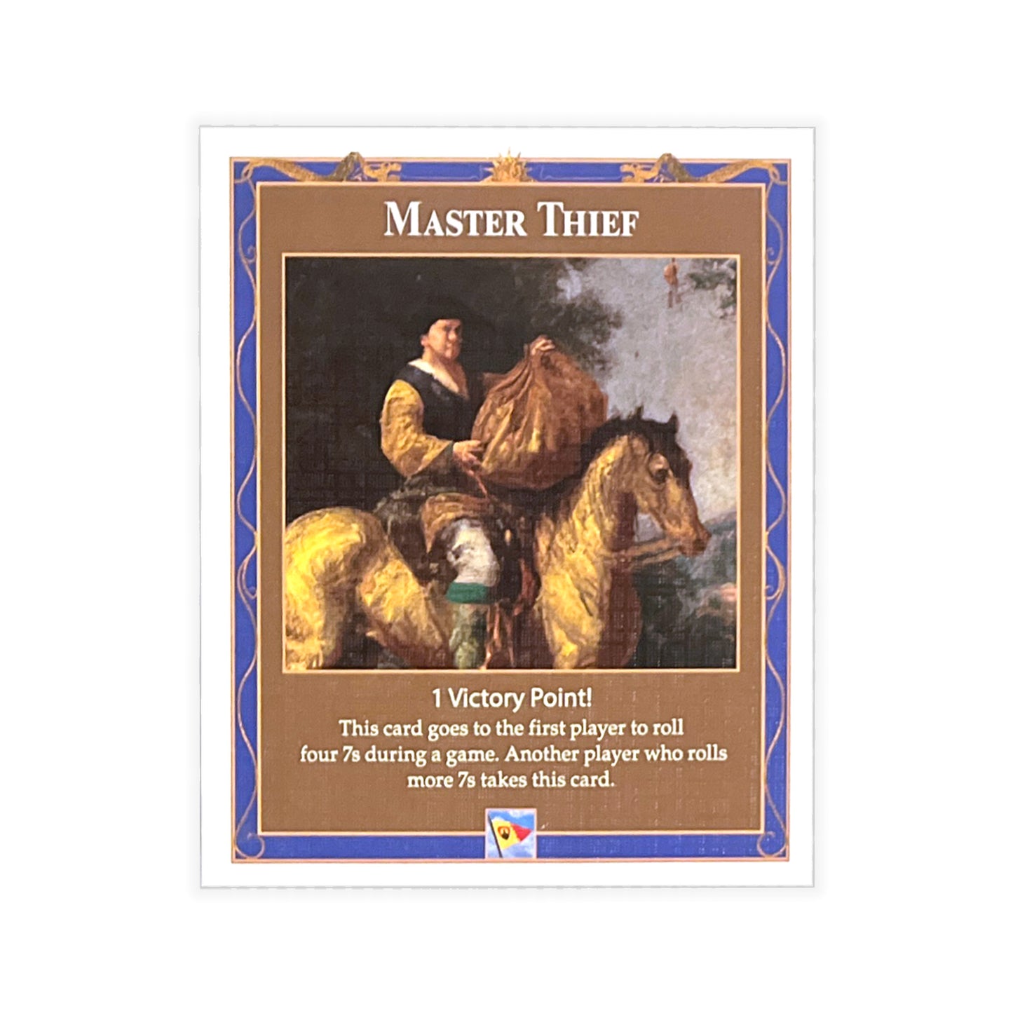Master Thief Card compatible with Catan's Settlers of Catan (4th Edition), Seafarers, and Catan Expansions, 4th Edition