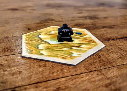 Wooden Robber Meeple compatible with Catan's Settlers of Catan, Seafarers and Catan Expansions