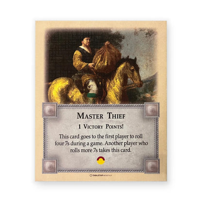 Master Thief Card compatible with Catan's Settlers of Catan, Seafarers, and Catan Expansions, 5th Edition